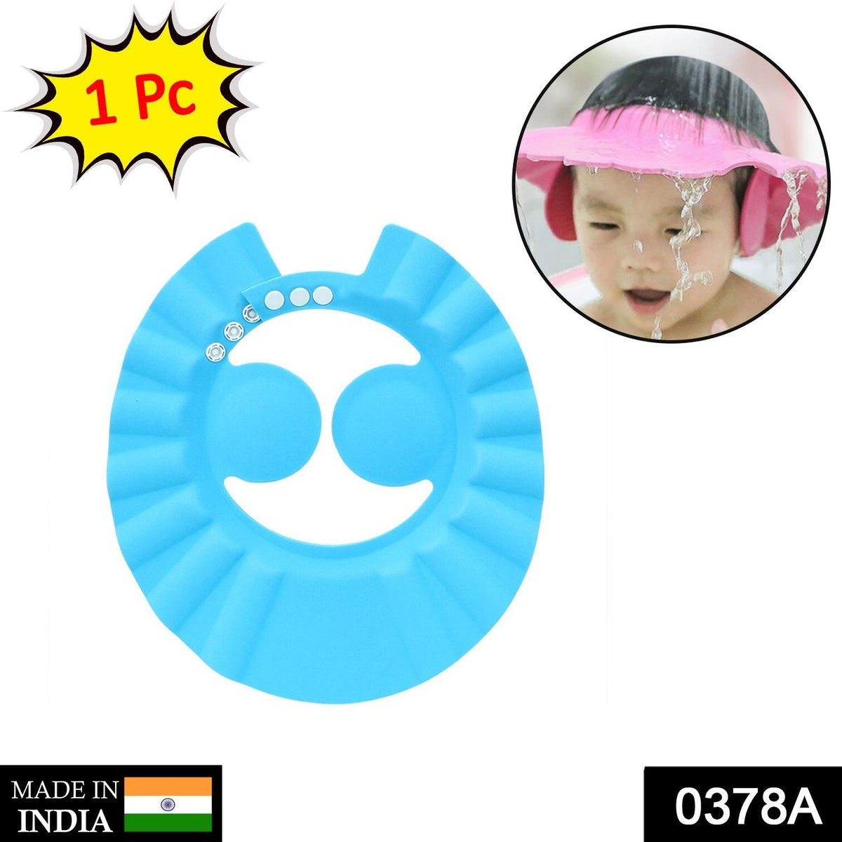Soft bathing cap for babies