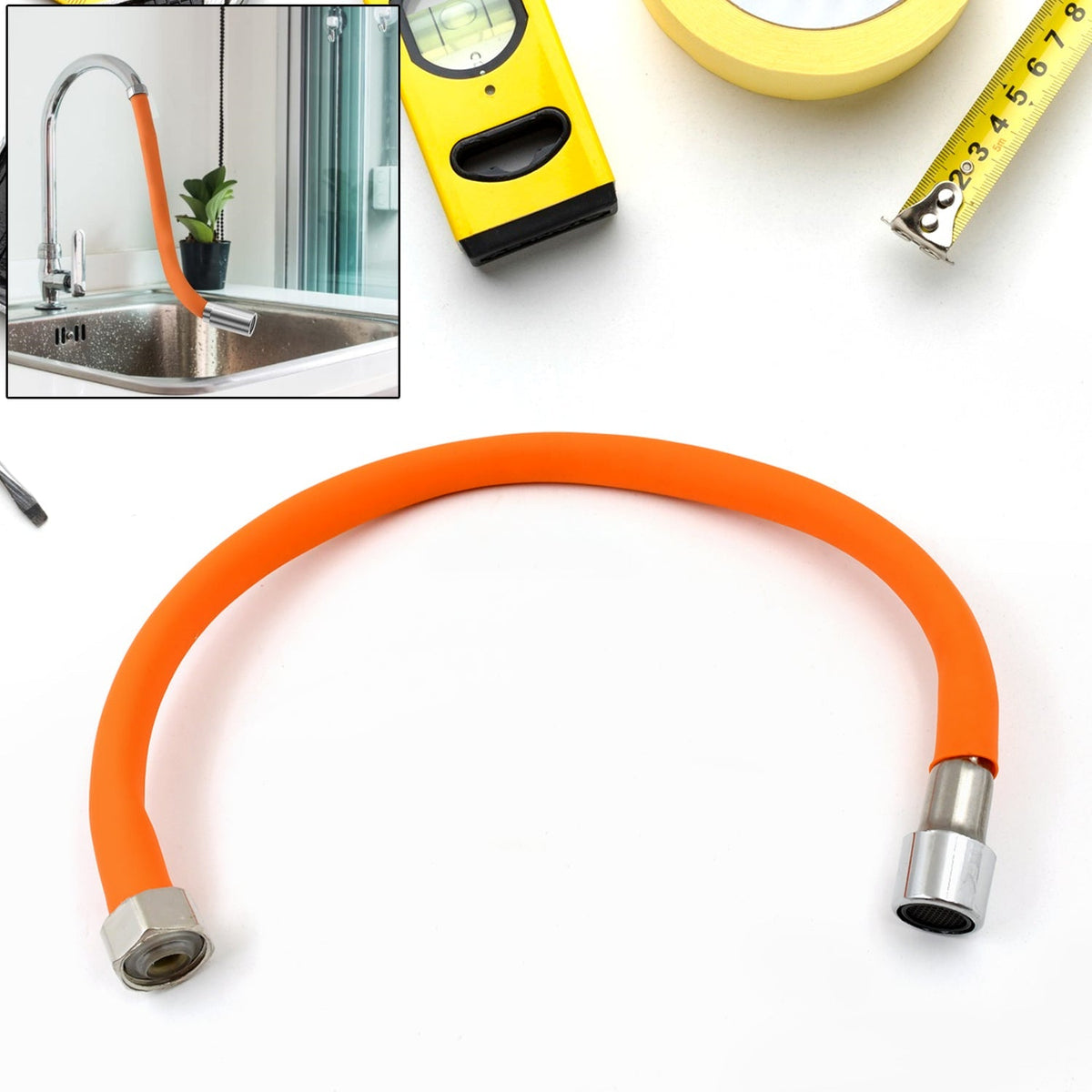 Flexible Water Tap Extender - 360° Adjustable Foaming Extension Tube Connector (46cm)