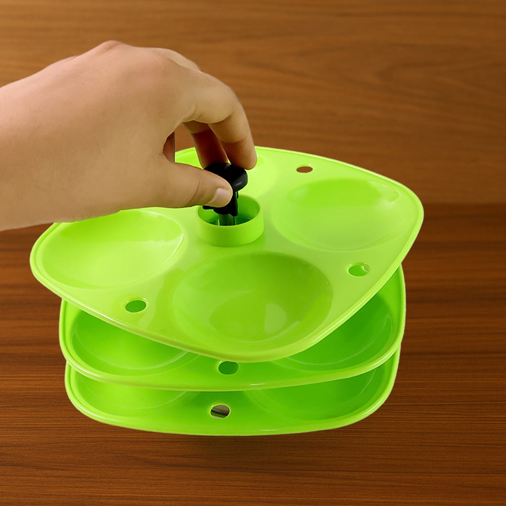 3 Layer Idli Stand for Holding and Serving Idlis (Household Kitchen Use)