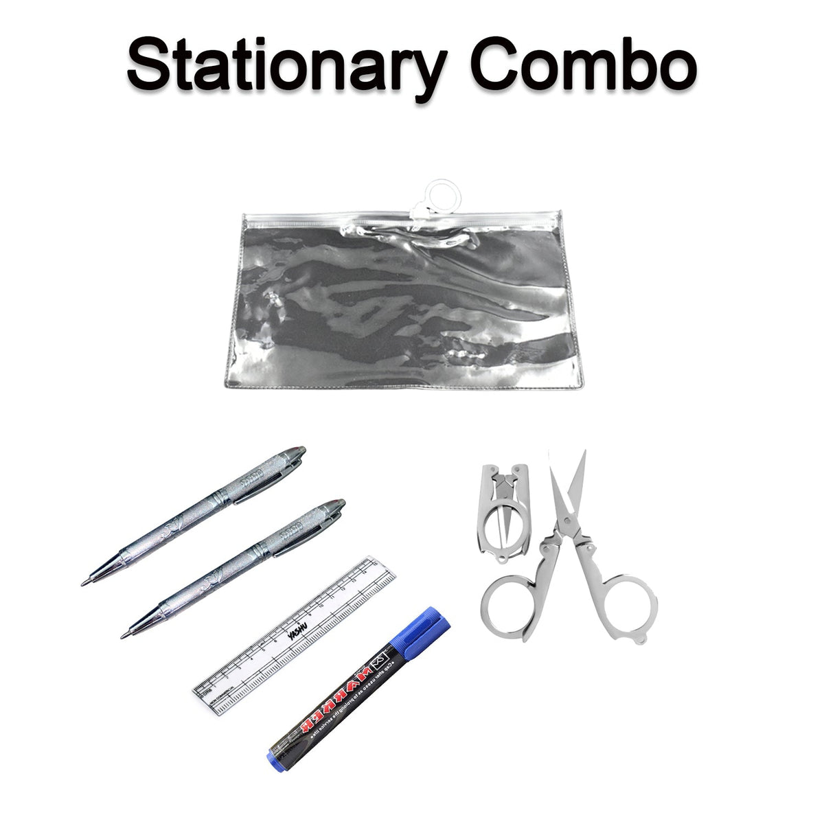 6-piece study set with zipper pouch