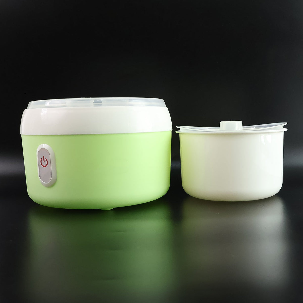 Green Electric Yogurt Maker for Household and Kitchen Use