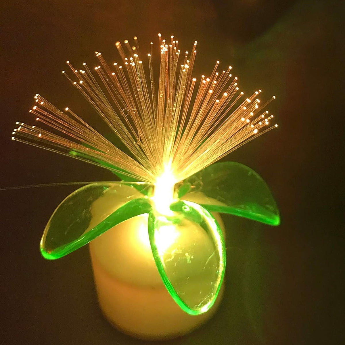Pack of 12 Mini Fiber Optic LED Table Centerpieces for Diwali