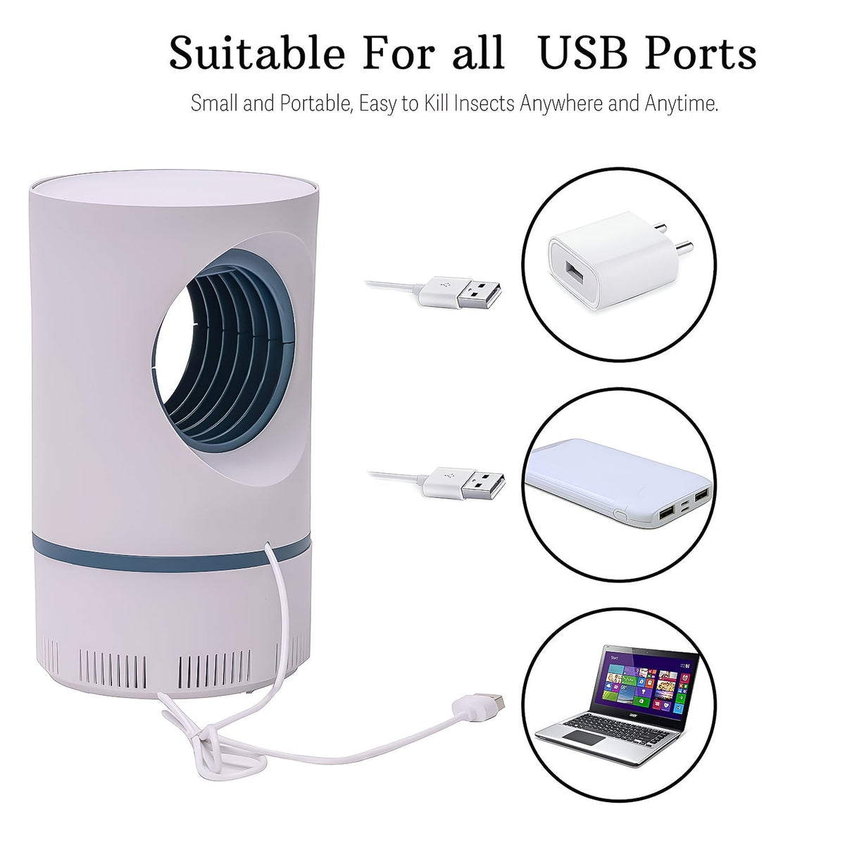 LED Electric Mosquito Killer Lamp for Home