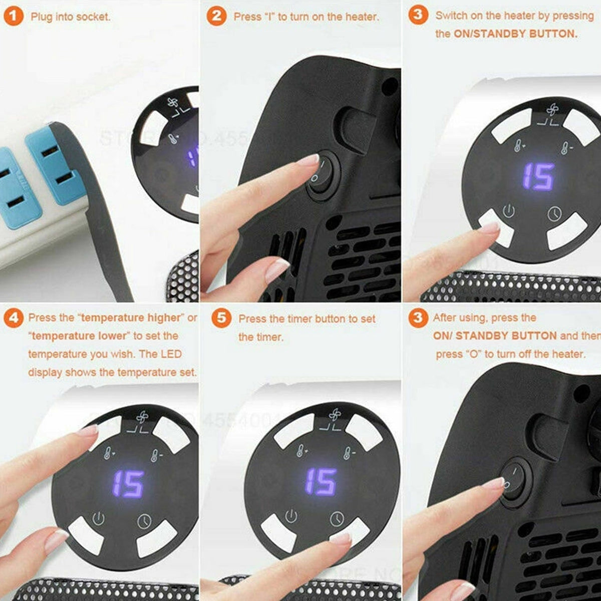 Fan Water Heater 