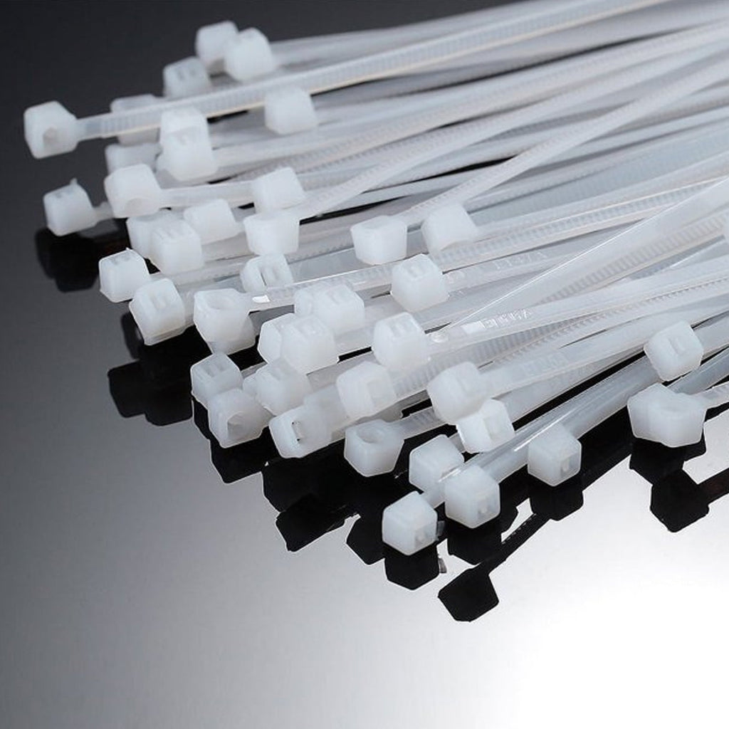 3×100 MM Nylon Self-Locking Cable Ties – Heavy Duty Zip Wire Tie (100 Pc)
