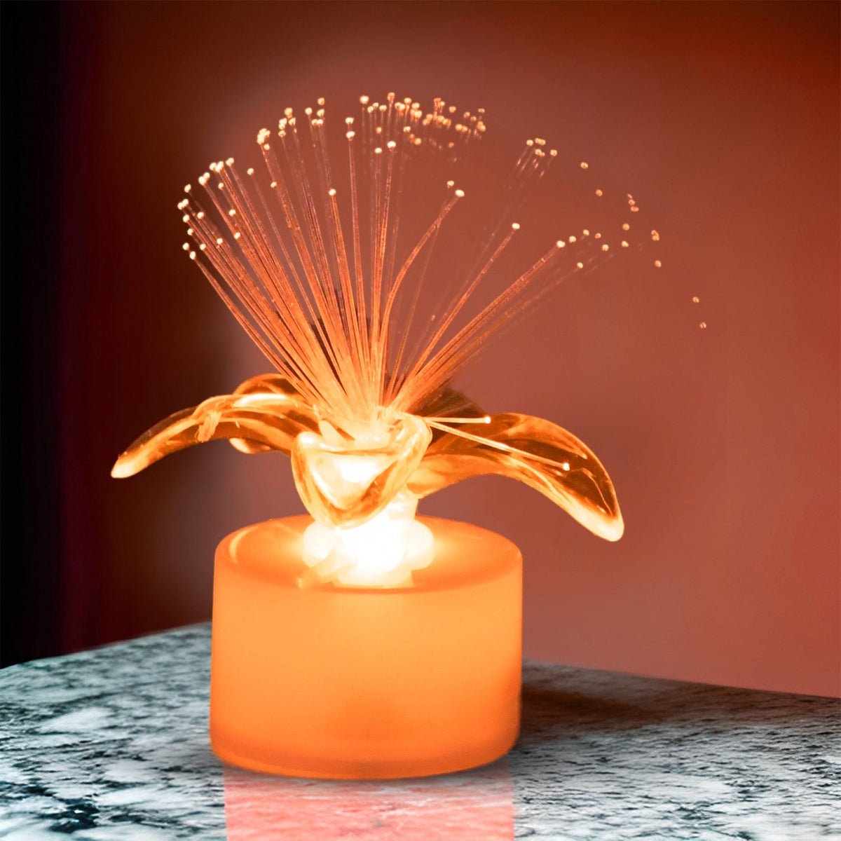 Pack of 12 Mini Fiber Optic LED Table Centerpieces for Diwali