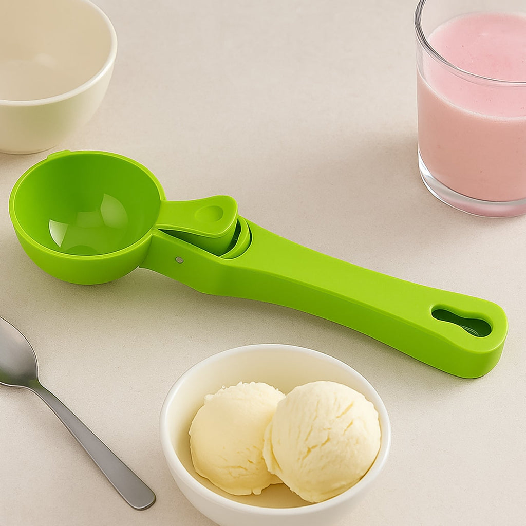 Plastic Ice Cream Scoop, 1 pc, Green