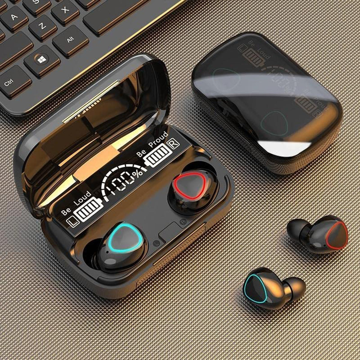 Wireless Bluetooth 5.0 In-Ear Earbuds – Mini Stereo with Mic