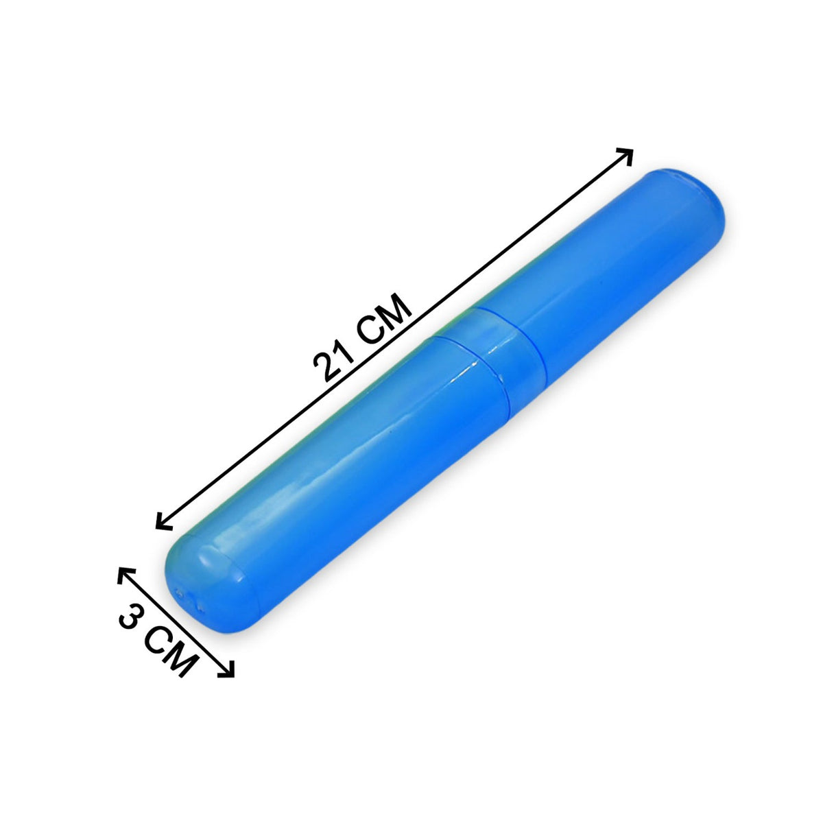 6Pc Plastic Toothbrush Cover Set
