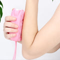 Soft silicone bath brush, bubble design, gentle exfoliation.