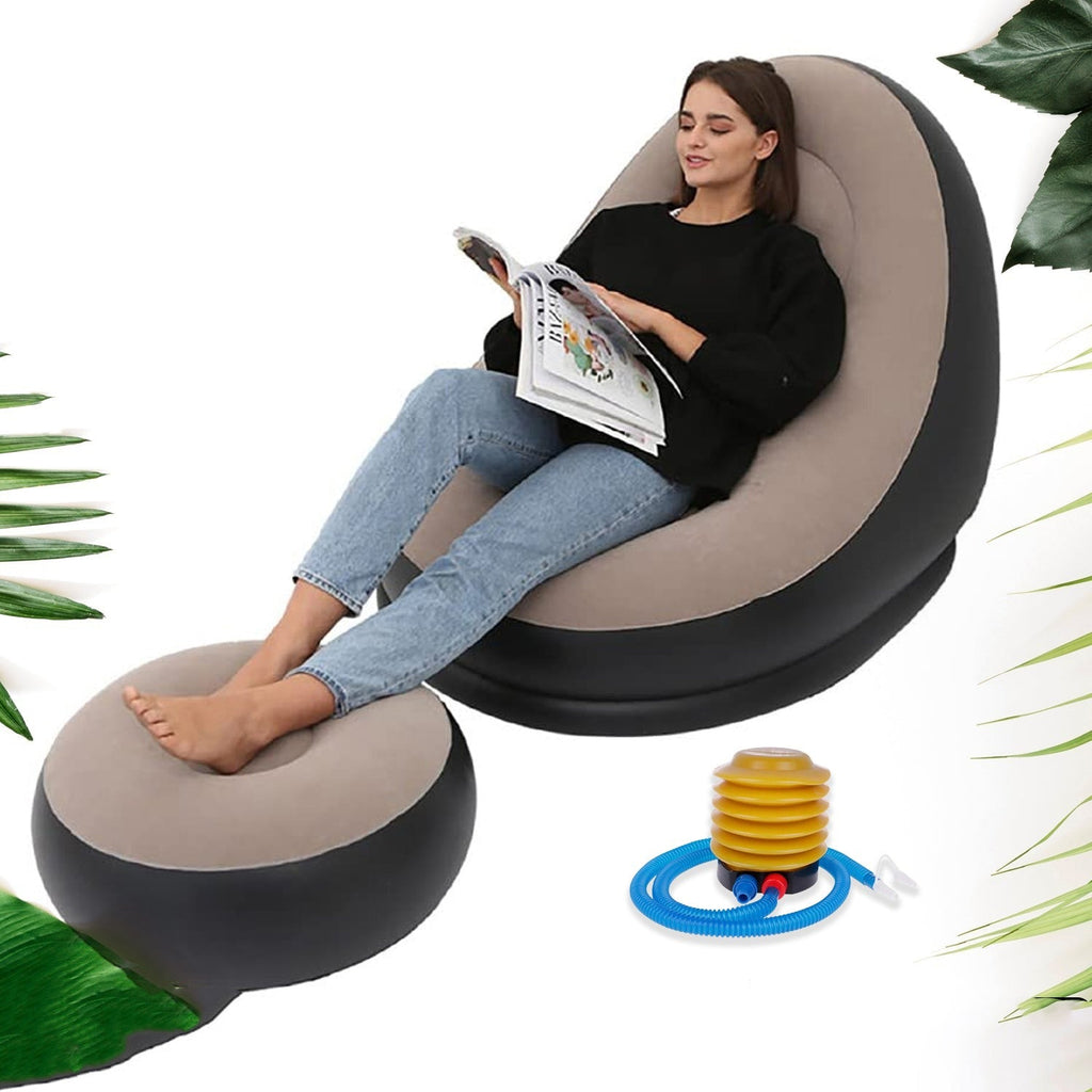 Portable Indoor/Outdoor Air Sofa, couch & Pump