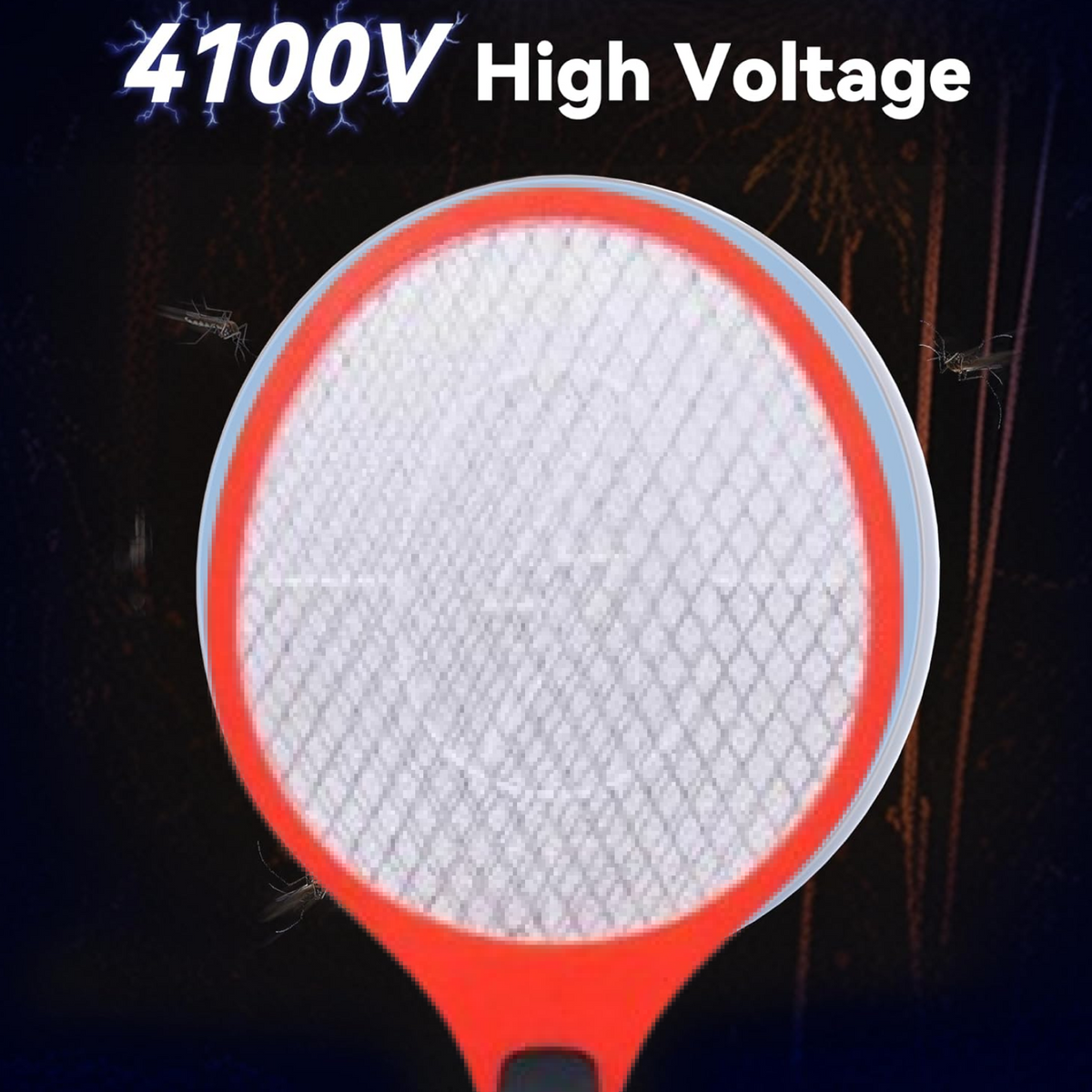 Rechargeable Electric Mosquito Killer Racket with Cable