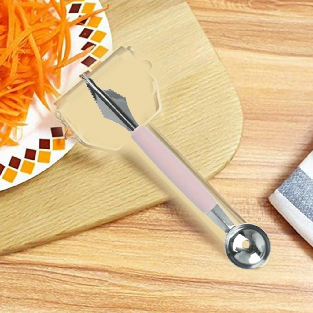 Multifunctional Fruit scooper & peeler  Garnish Kit