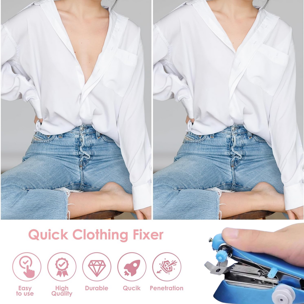 Handy Portable Mini Sewing Stapler Machine for Garment & Cloth