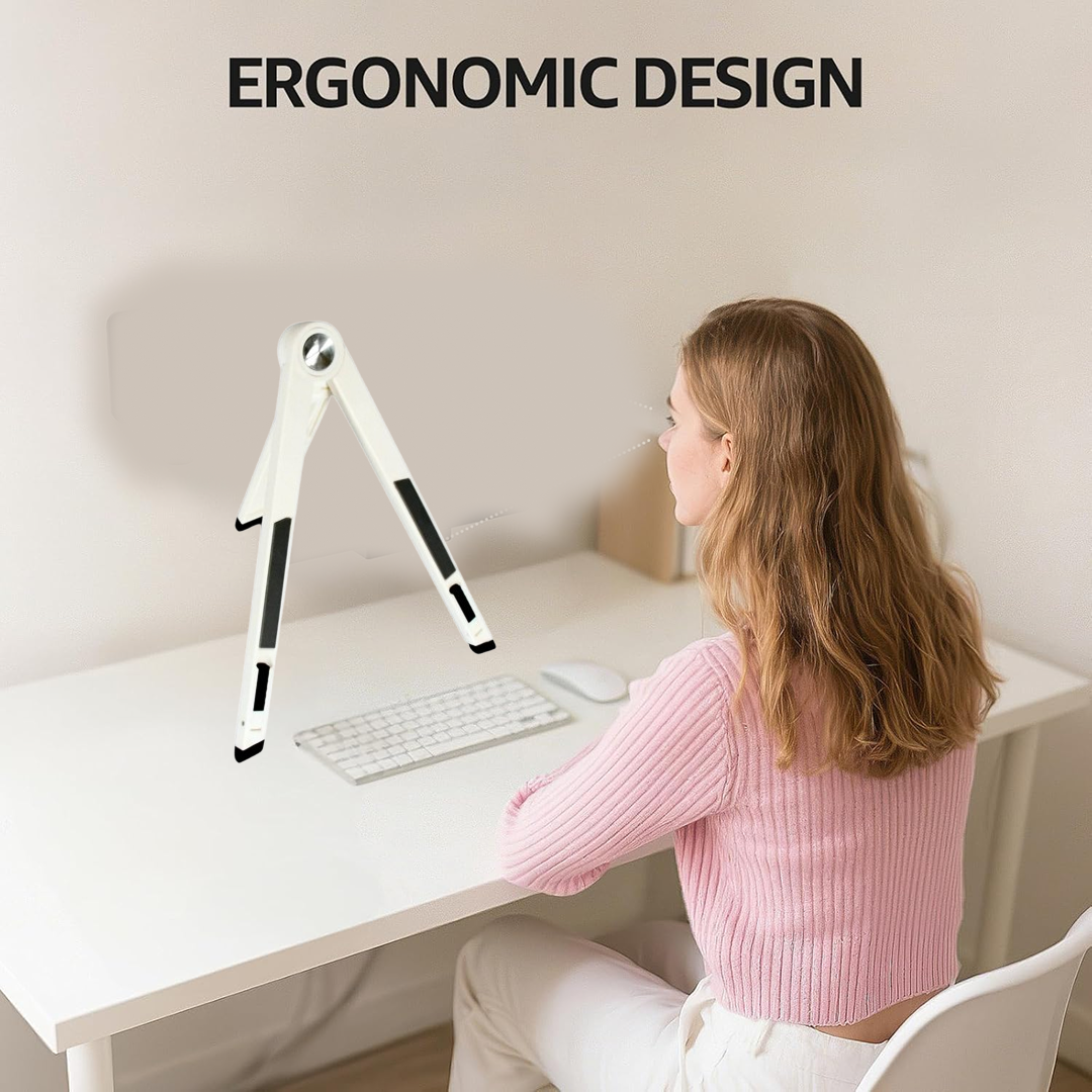 Slim Tablet Mobile Stand Adjustable Foldable Tablet Stand Scaffold (1 Pc)