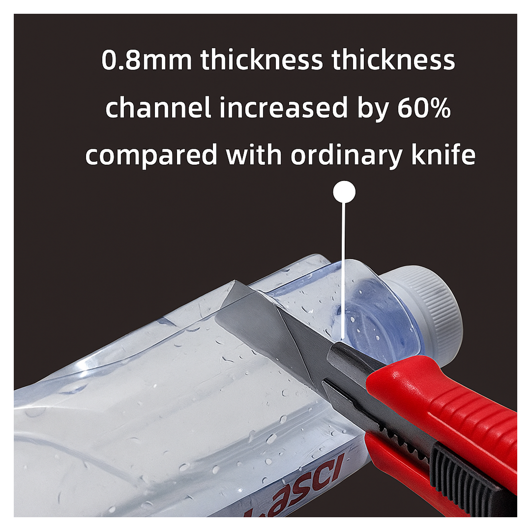 Heavy Duty 18mm Cutter Knife Set with Extra Blades for Office & Home