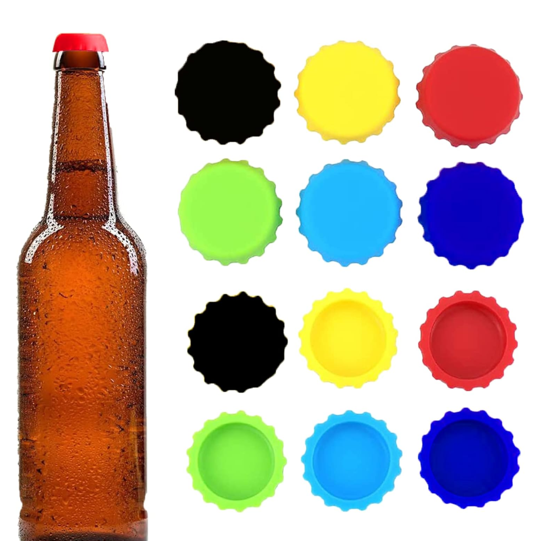 Beer Savers Caps for Soda & Bottles (6-Piece)
