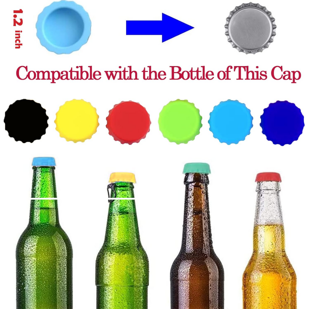 Beer Savers Caps for Soda & Bottles (6-Piece)