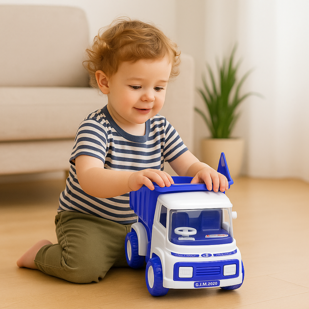 Big Friction Powered Dumper Truck Toy for Kids