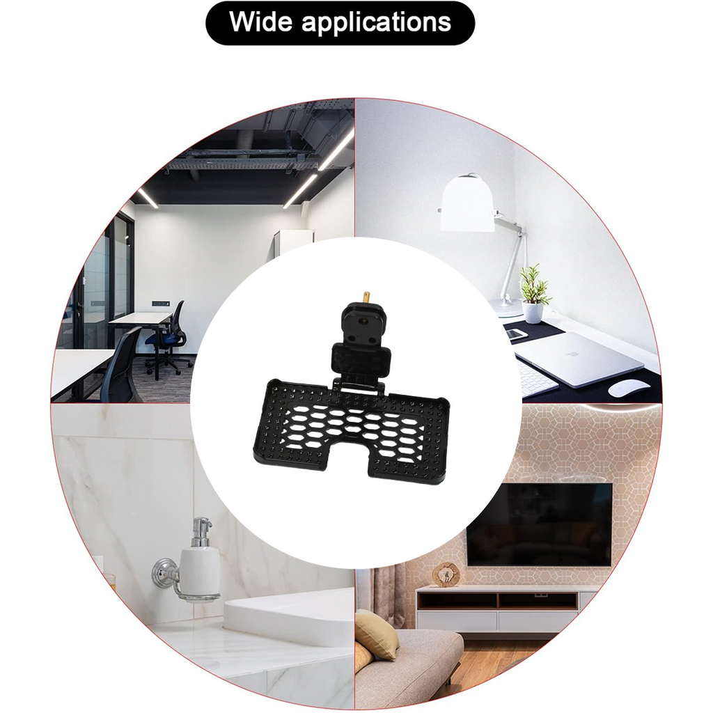 Multi-Purpose Wall Holder Stand for Charging Mobile (Black)