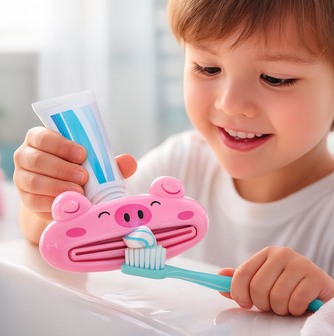 Animal Design Toothpaste Squeezer for Easy Dispensing