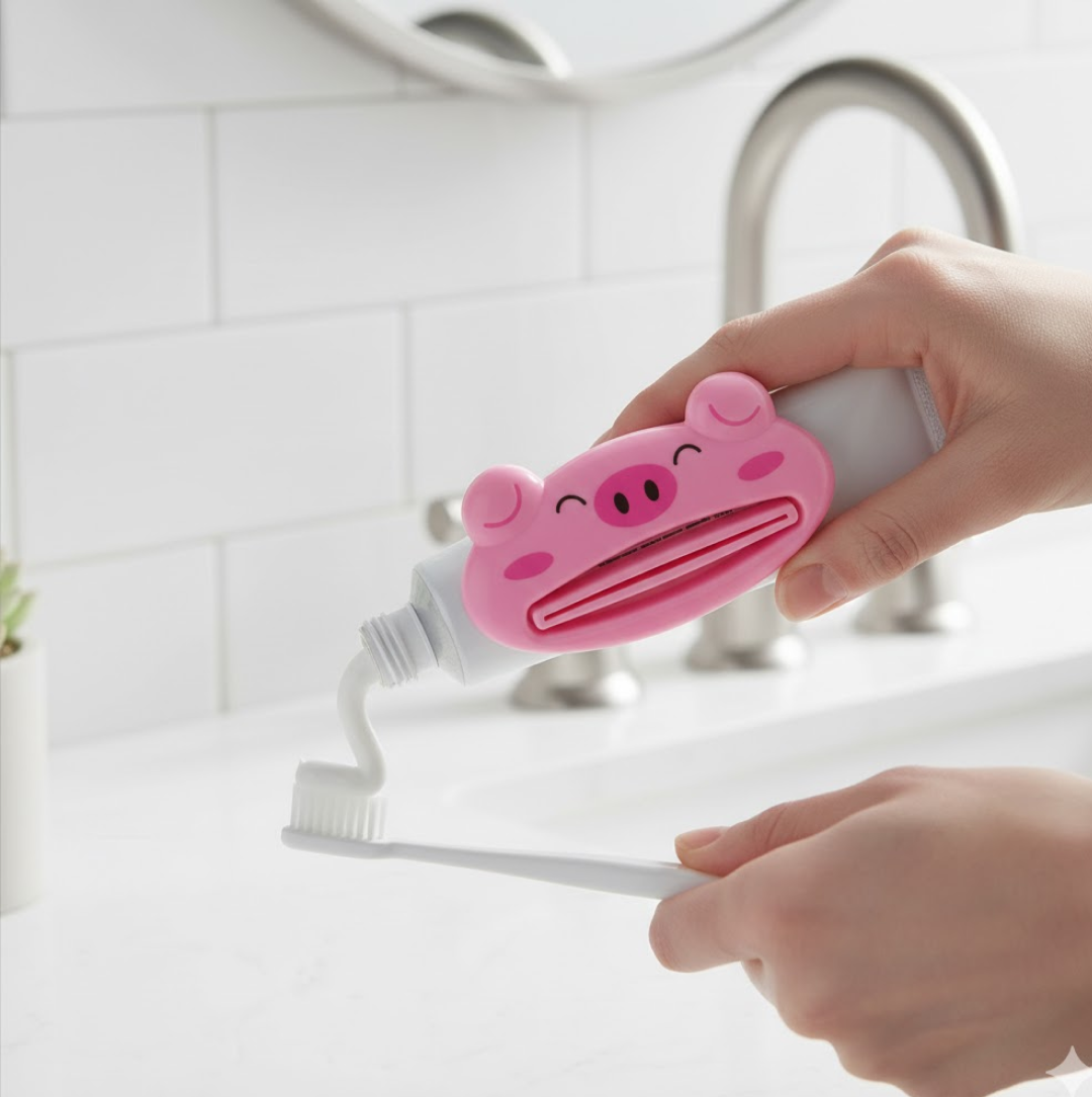Animal Design Toothpaste Squeezer for Easy Dispensing