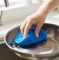 Silicone Dish Scrubber Sponge Mildew Free, Non Stick, Heat Resistant