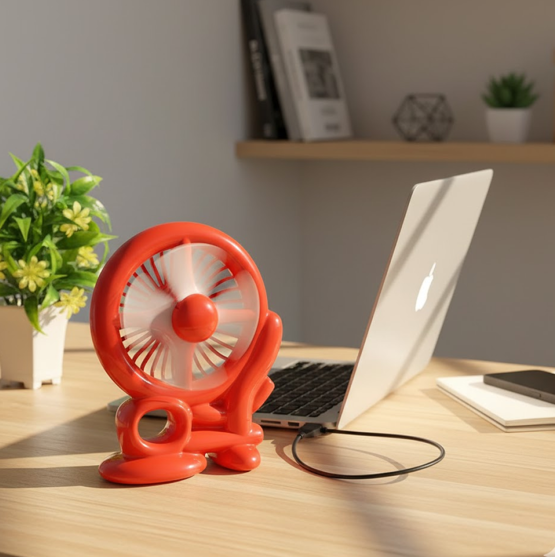 Cart Shape Mini USB Fan for Cool Air