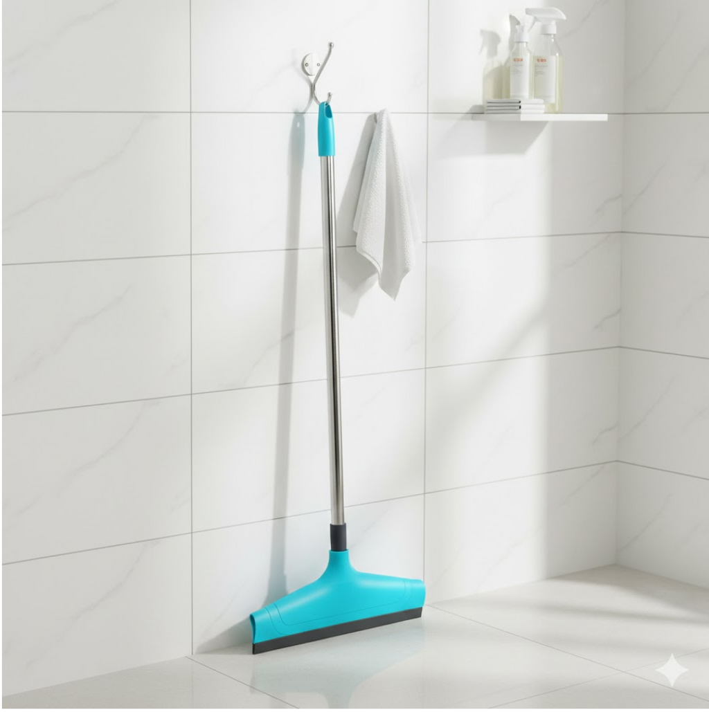 Telescopic Home / Bathroom Wiper 12 Inch (30 cm), Plastic Floor Wiper