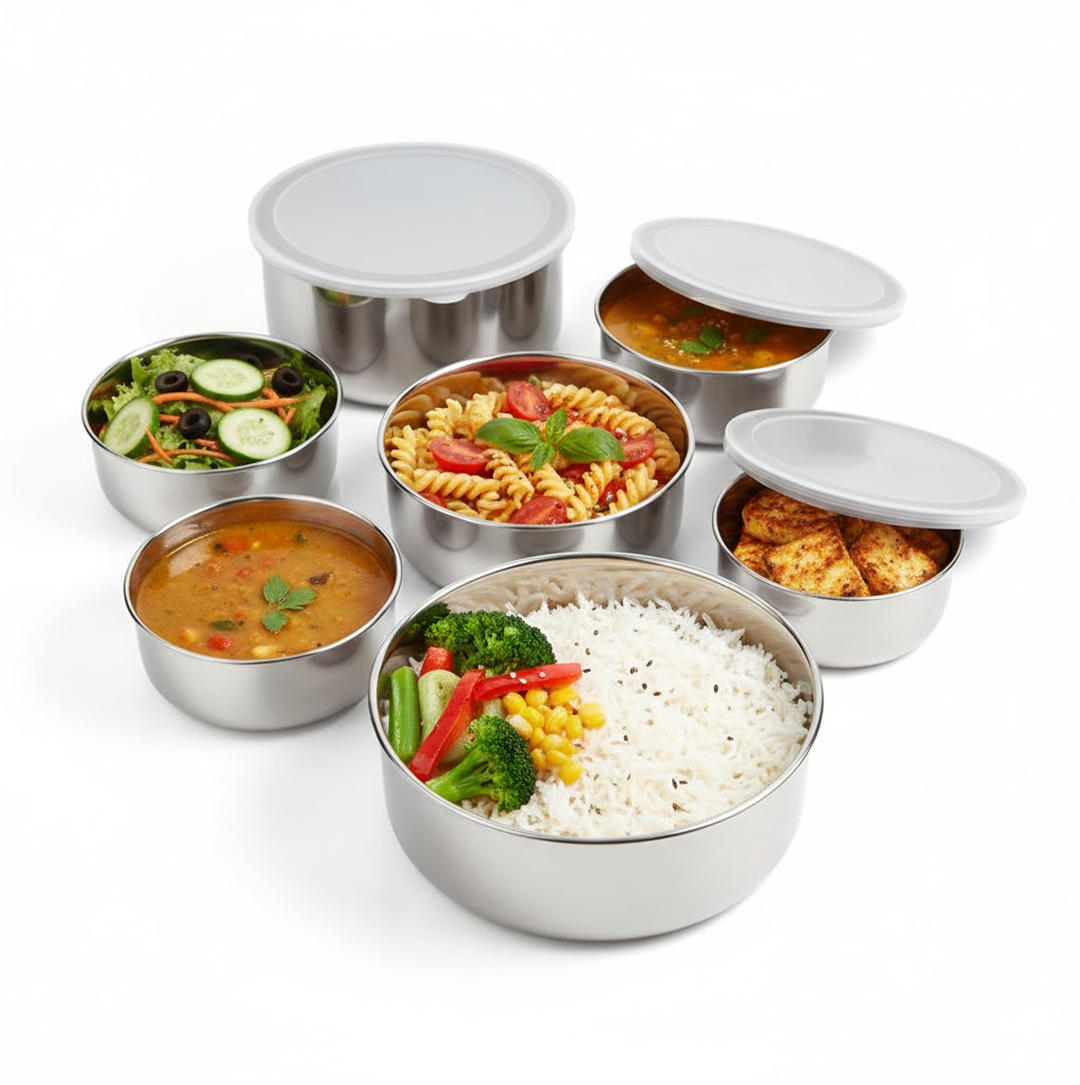 Stainless Steel Food Storage Airtight & Leak Proof Lunch Box