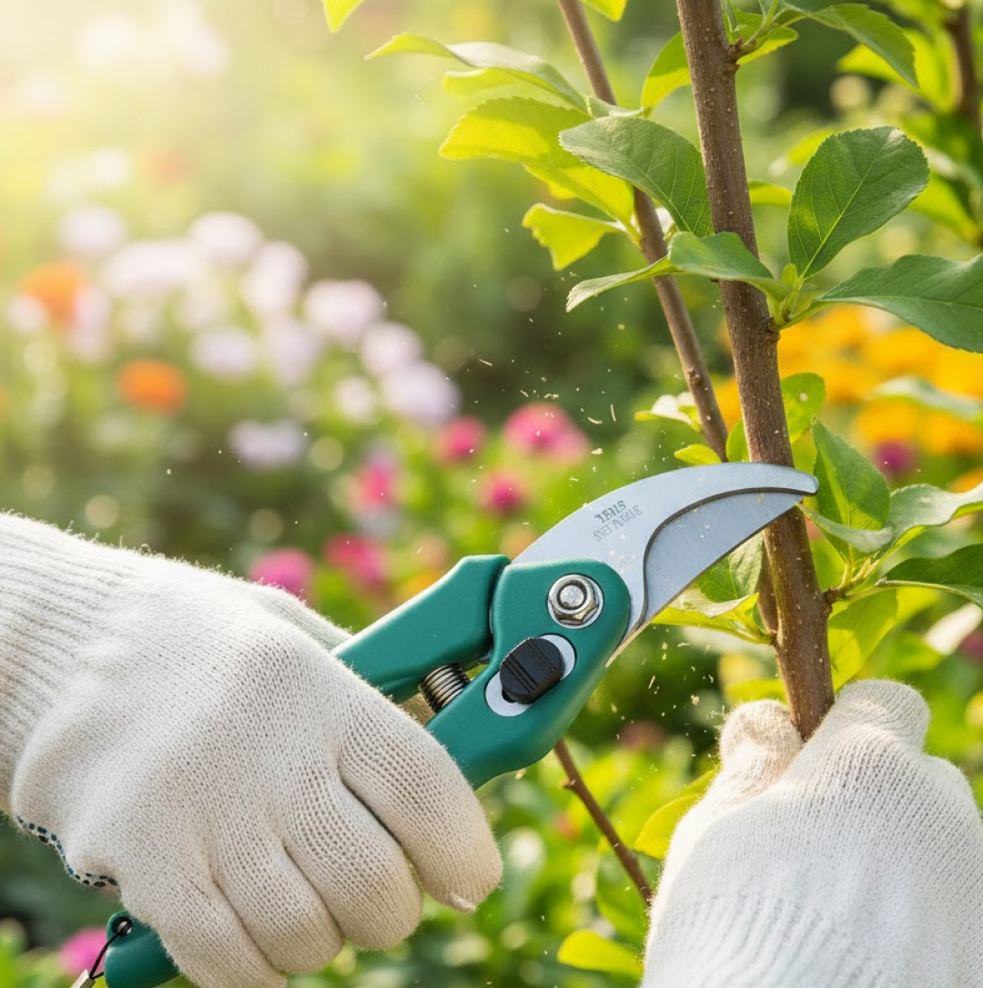 Garden Shears Pruners Scissor for Cutting Branches, Flowers, Leaves, Pruning Seeds