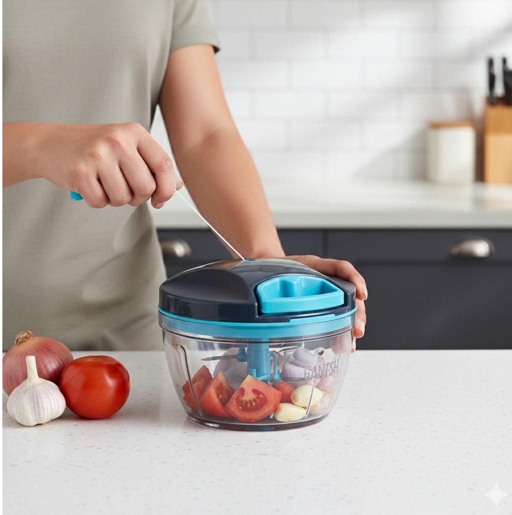 GANESH Wonder Chopper, Grey (470Ml)