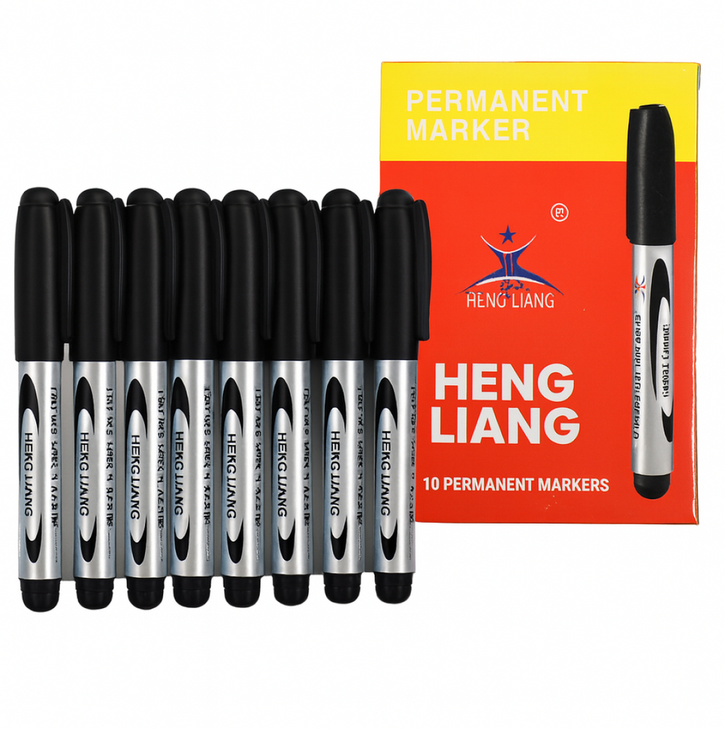 10 Pc Permanent Black Marker