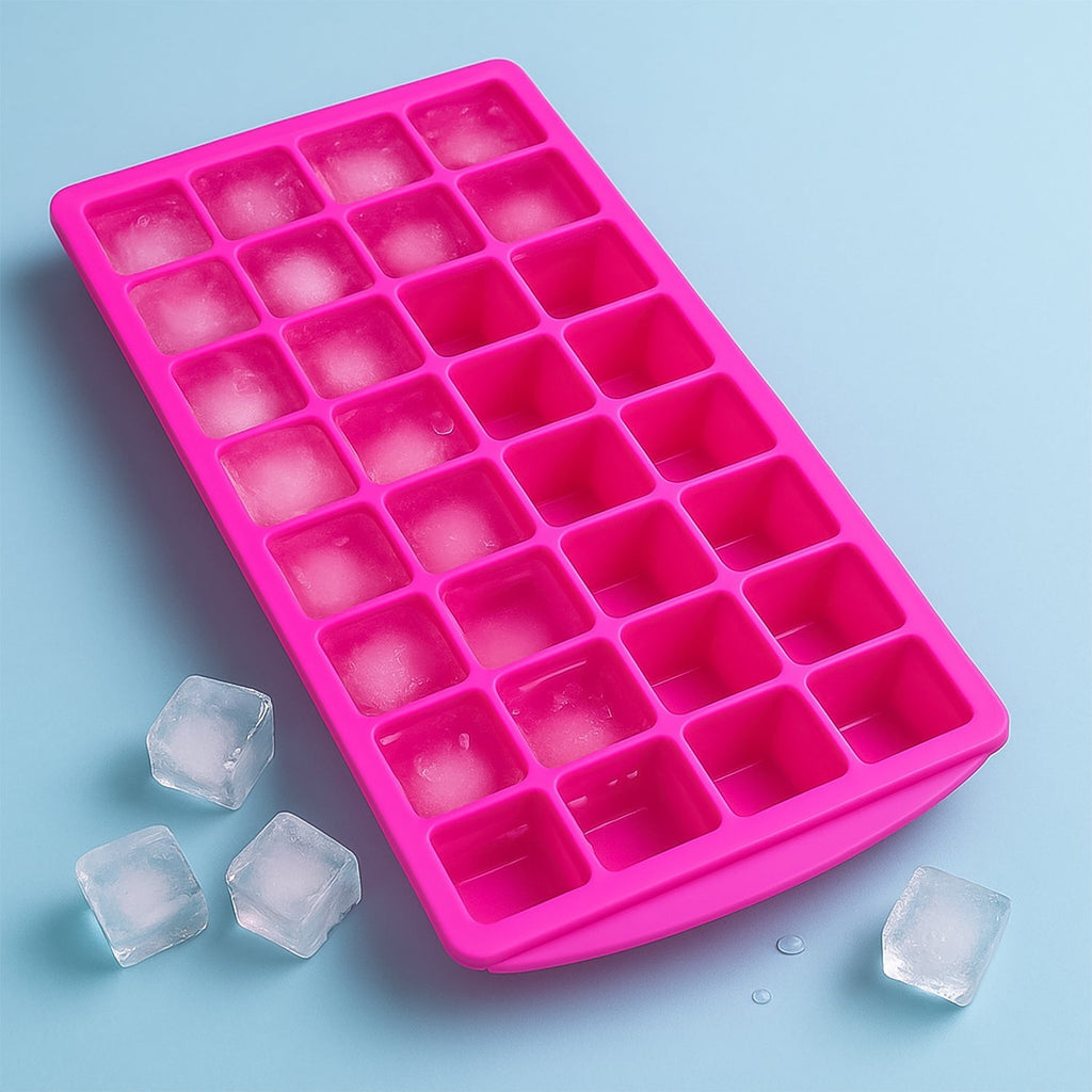 32 Cavity Ice Tray For Making And Creating Ice Cubes Easily.