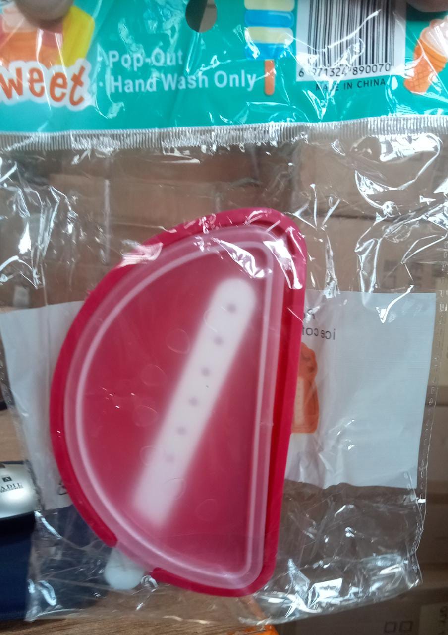 DIY watermelon sicle mold
