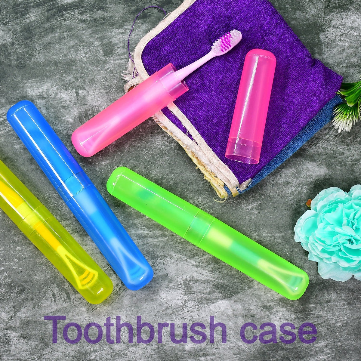4 Toothbrush Cover Set