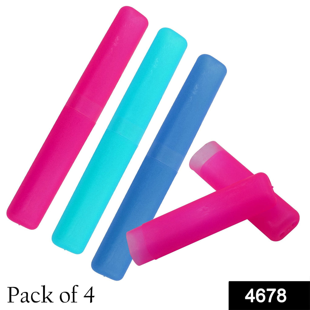4 toothbrush cases