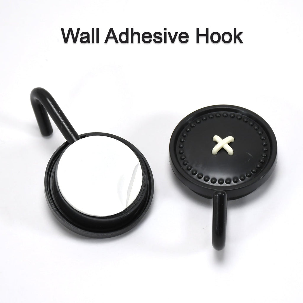 Heavy-Duty Wall Hooks (2 Pcs) for Home Use
