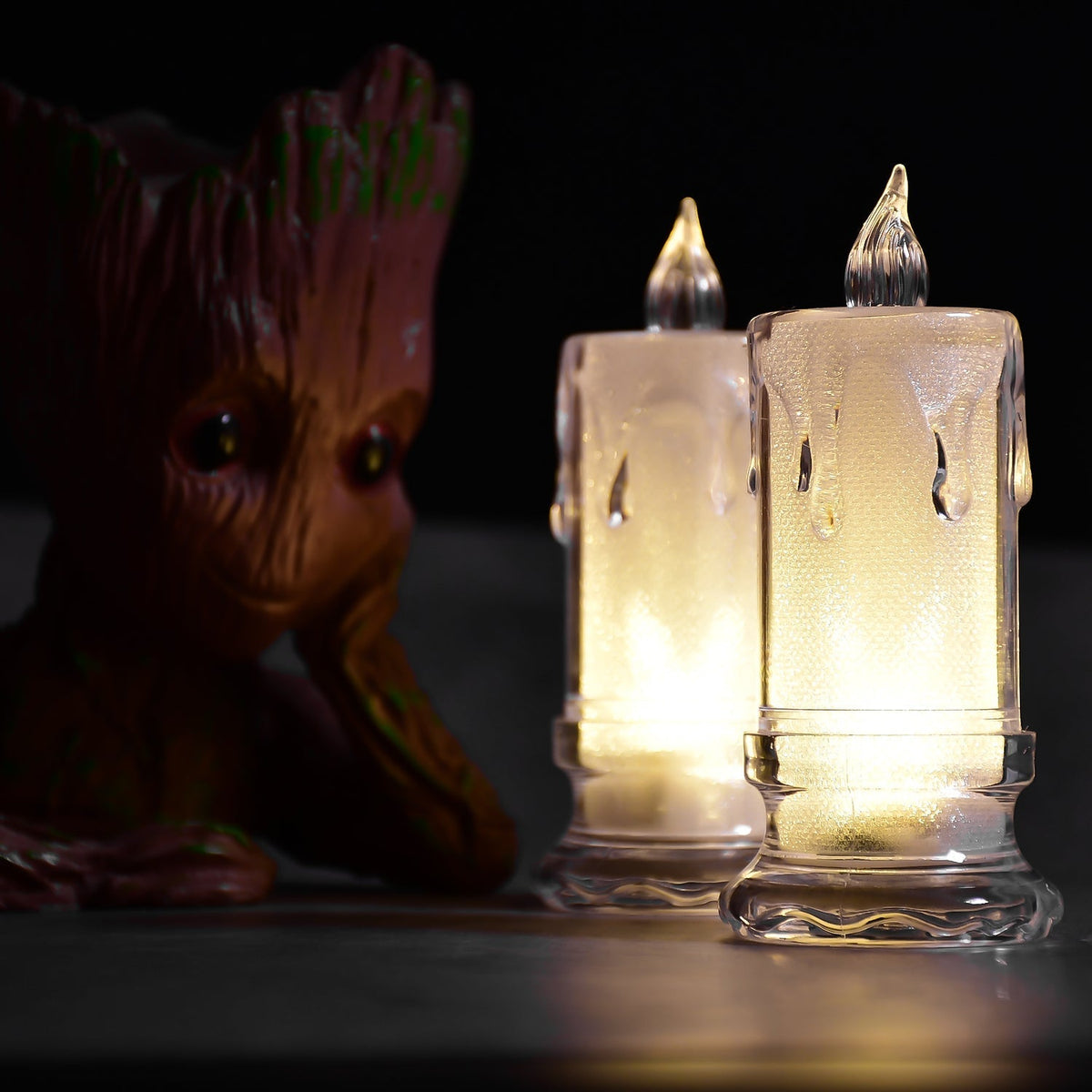 Melted Design Candle Lights
