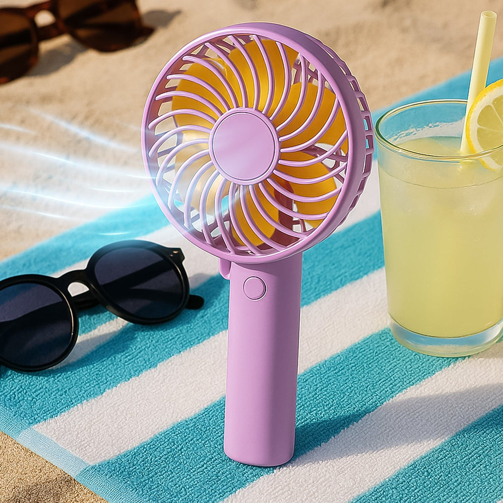 Portable Mini handy Fan & Personal Table Fan (Battery Not Include)