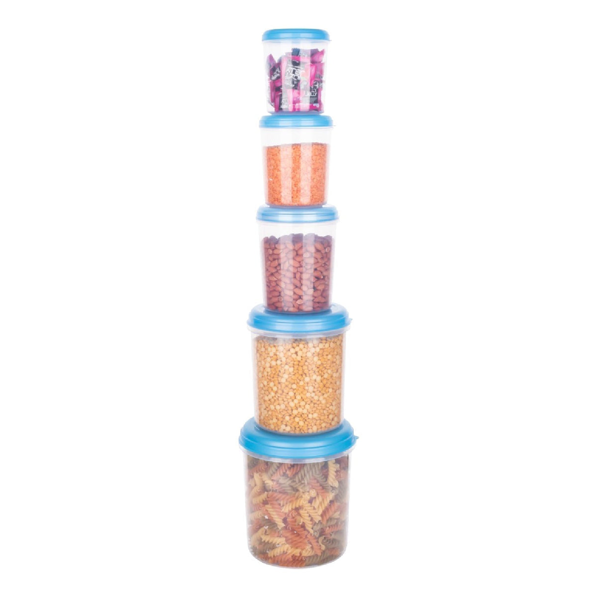 Durable plastic containers for versatile kitchen storage needs