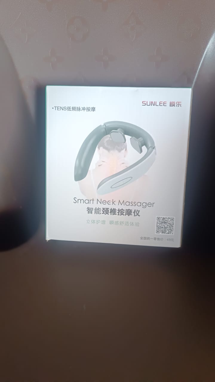 Electric Neck Massager for Deep Tissue Pain Relief Cervical Vertebra Massager