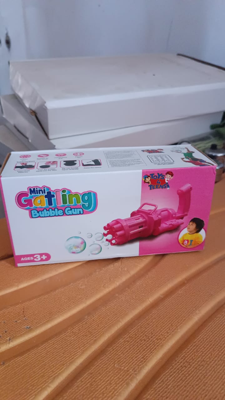 8-Hole battery operated Bubbles Gun Toys for Boys and Girls